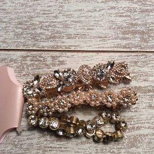 Free with purchase over $25 Gold tone bracelets